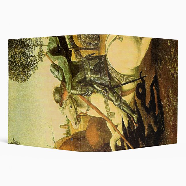 Raphael's "St. George and the Dragon" (circa 1505) Binder (Background)
