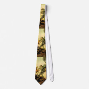 Raphael's "St. George and the Dragon" (circa 1505) Neck Tie