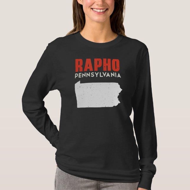 Rapho Pennsylvania USA State America Travel T-Shirt (Front)