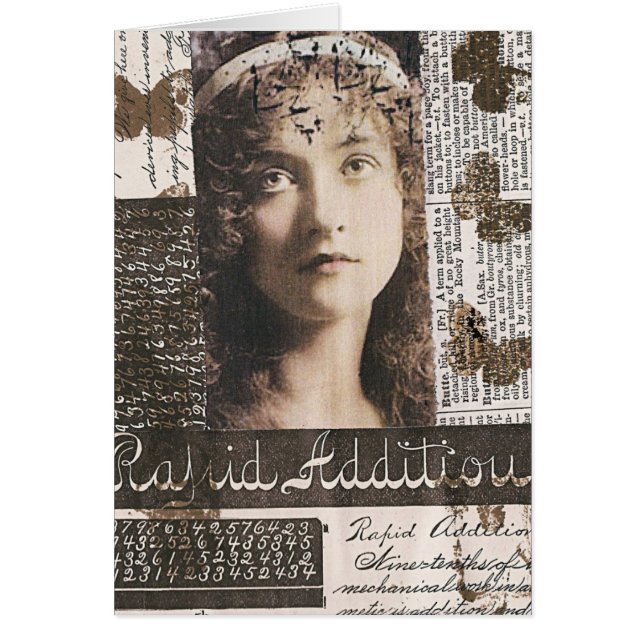 Rapid Addition Mixed Media Collage Cards (Front)
