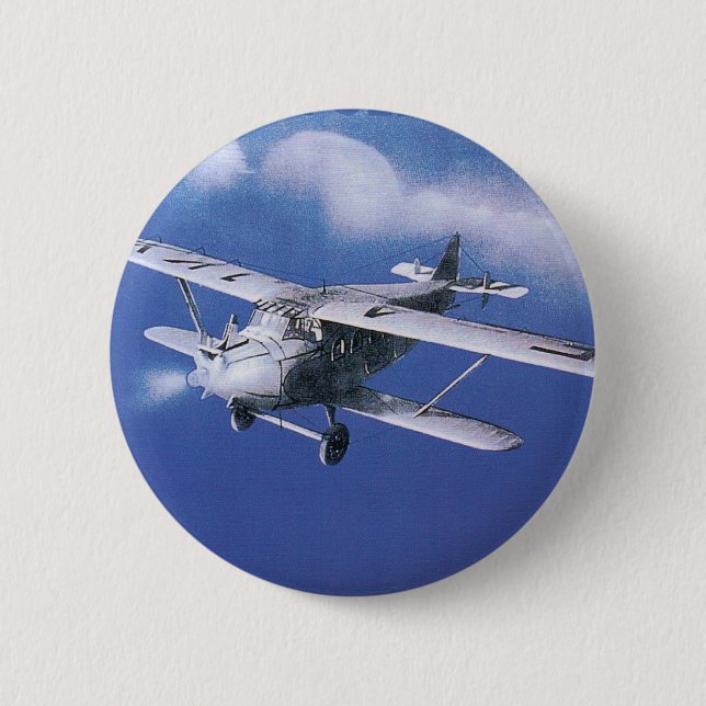 Rapid Azur Pinback Button (Front)