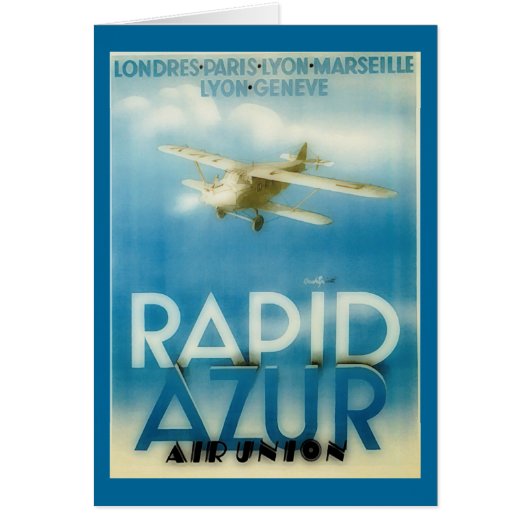 rapid azur - vintage travel (Front)