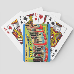Rapid City SD Postcard Playing Cards