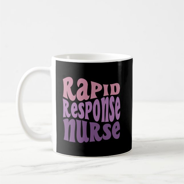 Rapid Response Nurse Nursing Gift Coffee Mug (Left)