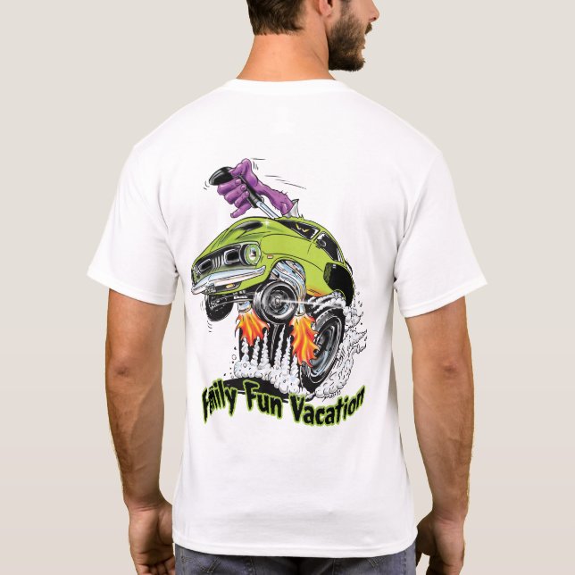 Rapid Transit Tour Family Fun Vacation T-Shirt (Back)