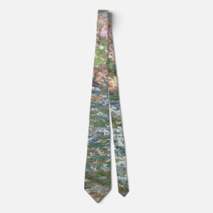Rapids on the Petite Creuse - Monet Neck Tie