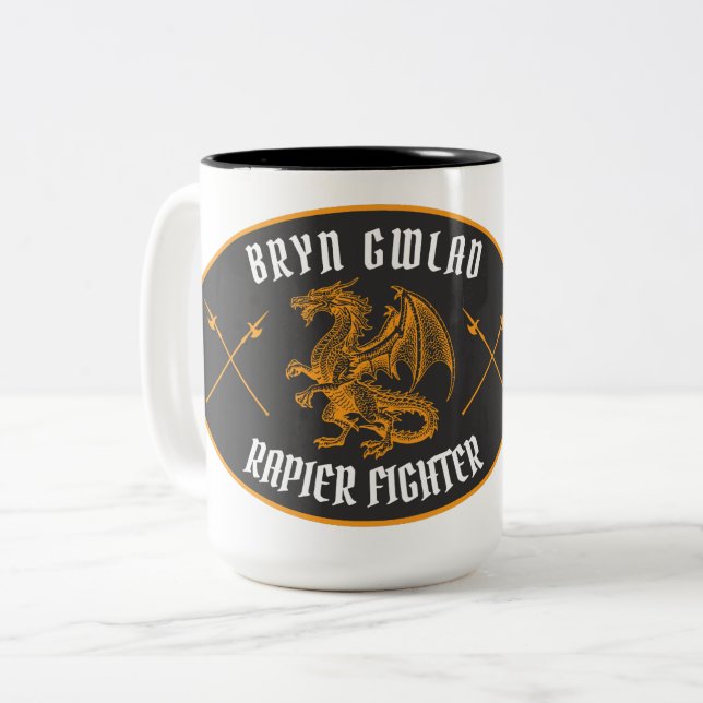 rapier Two-Tone coffee mug (Front Left)