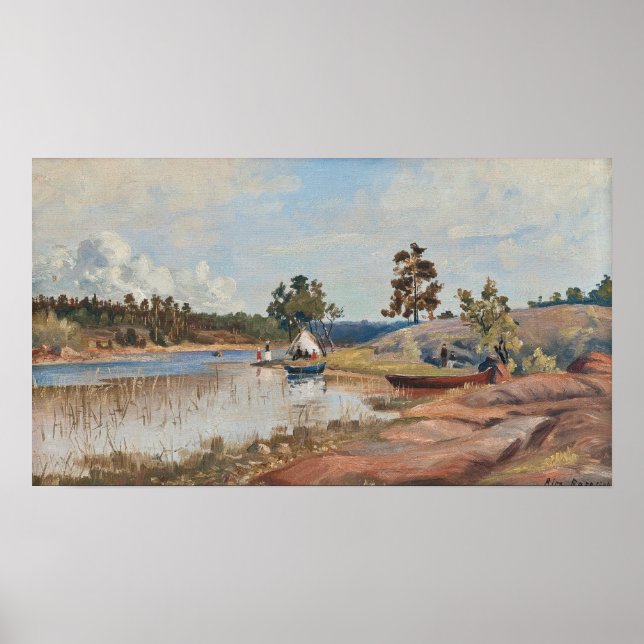 Rapp’s "Sunday Trip" art poster (Front)