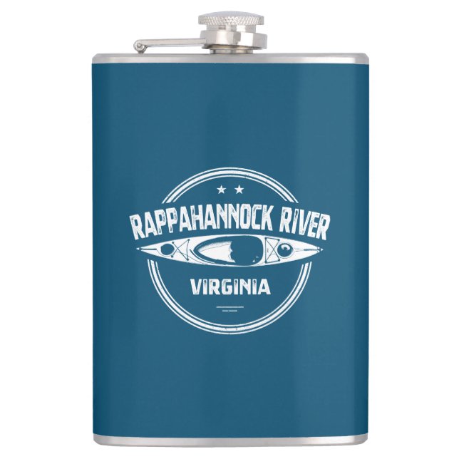 Rappahannock River, Virginia Flask (Front)