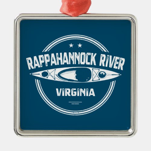 Rappahannock River Virginia Metal Ornament