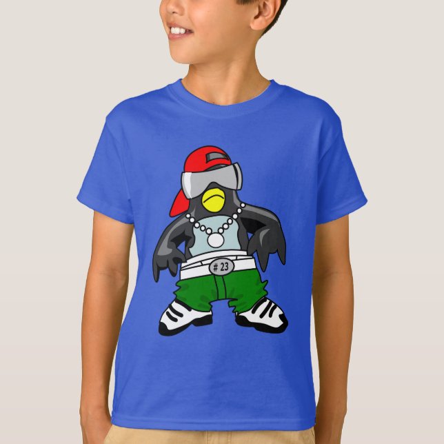 Rapper penguin T-Shirt (Front)