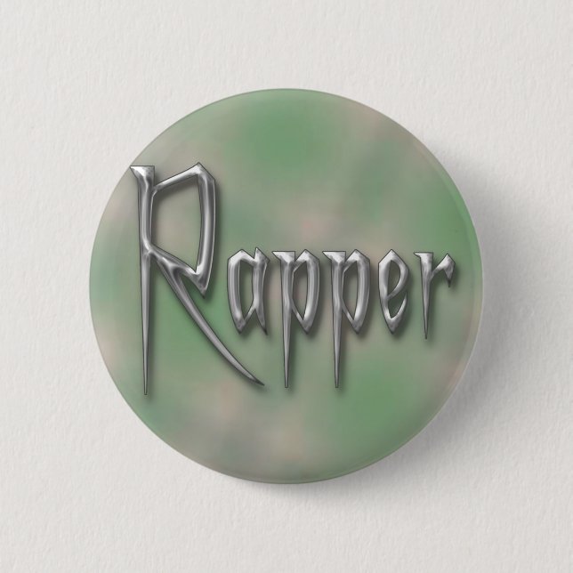 Rapper Pinback Button (Front)