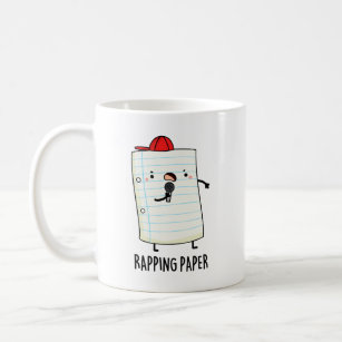 Rapping Paper Funny Pun Coffee Mug