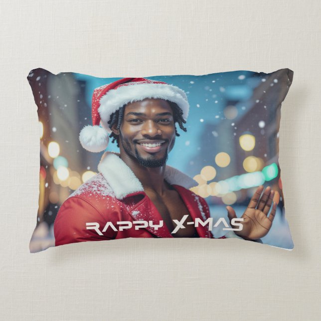 RAPPY X-MAS ACCENT PILLOW (Front)