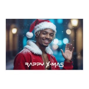 RAPPY X-MAS ACRYLIC PRINT