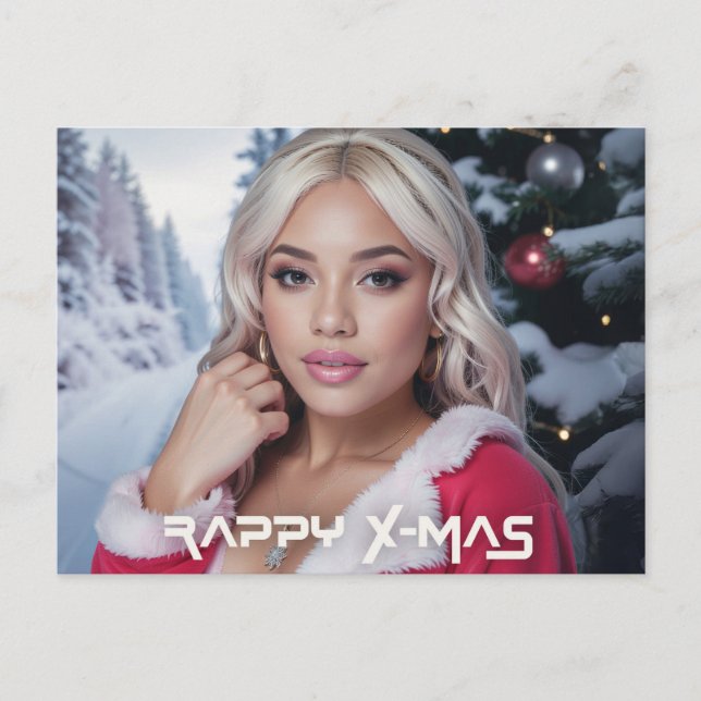 RAPPY X-MAS HOLIDAY POSTCARD (Front)