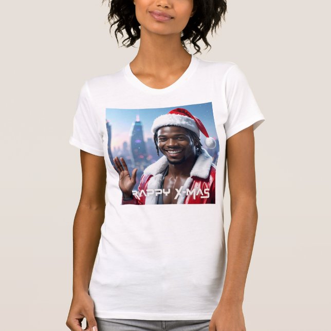 RAPPY X-MAS - Paper Plate T-Shirt (Front)