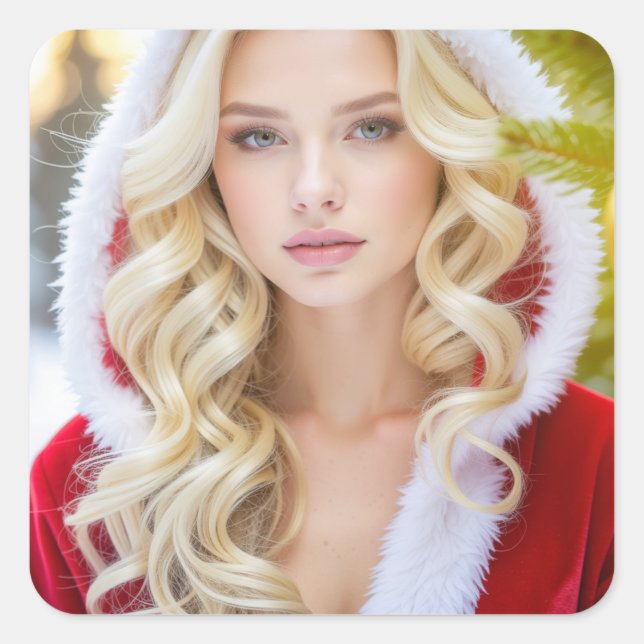 RAPPY X-MAS SQUARE STICKER (Front)