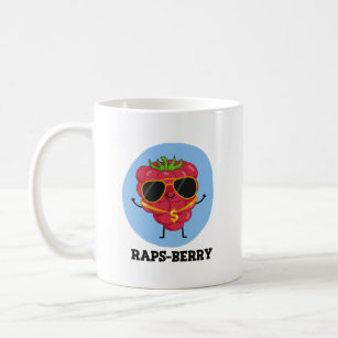 Raps-berry Funny Rapper Raspberry Pun Coffee Mug