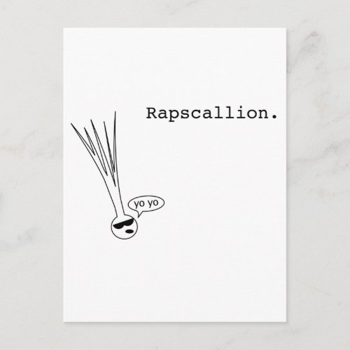 rapscallion postcard