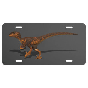 Raptor 1 3D License Plate
