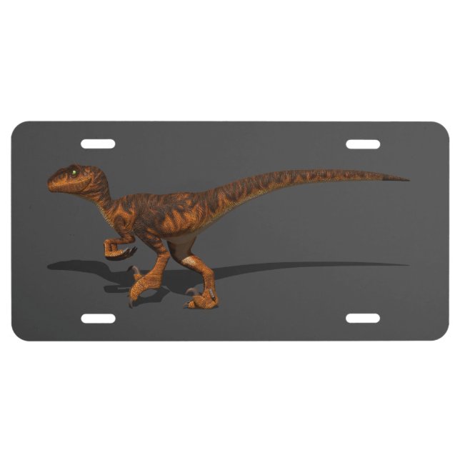 Raptor 1 3D License Plate (Front)
