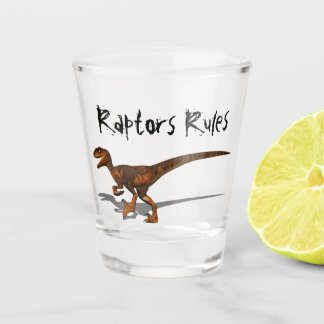 Raptor 1 3D Shot Glass