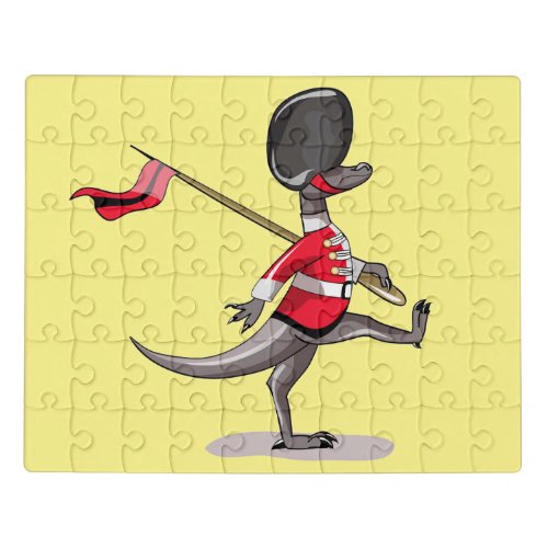 Raptor Dressed As A British Guard Jigsaw Puzzle