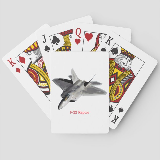 Raptor F-22 Poker Cards (Back)