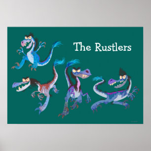 Raptor Group Graphic Poster