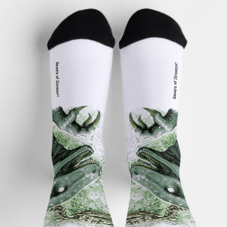 Raptor in Green Socks