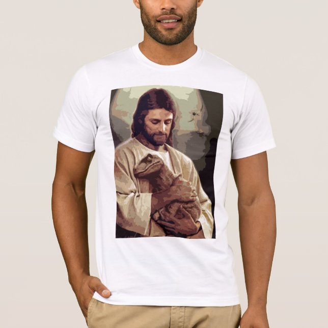 Raptor Jesus T-Shirt (Front)
