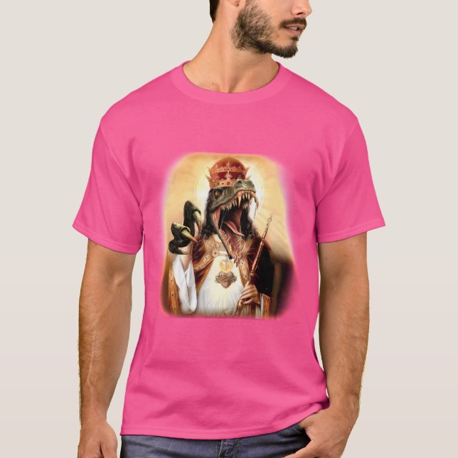 Raptor Jesus T-Shirt (Front)