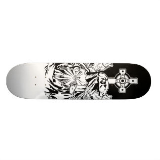 Raptor Jesus went extinct for your sins skateboard