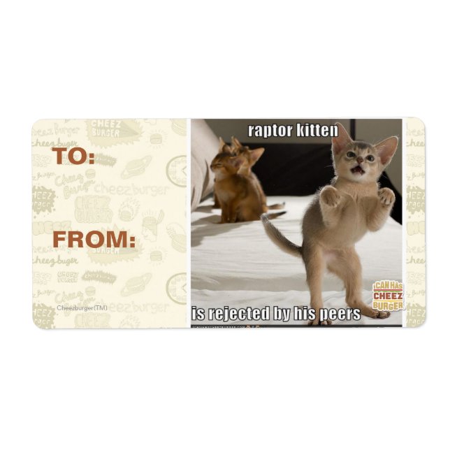Raptor Kitten Label (Front)
