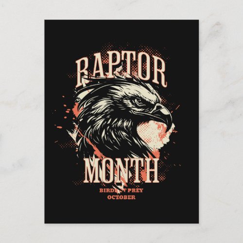 Raptor Month Eagle Postcard