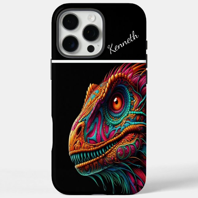 Raptor Ornate Dragon Portrait Case-Mate iPhone Case (Back)