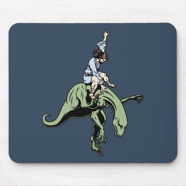 Raptor Rodeo Jesus Mouse Pad (Front)