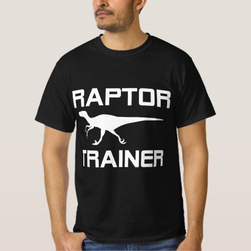 Raptor Trainer Dinosaur Velociraptor T_Shirt