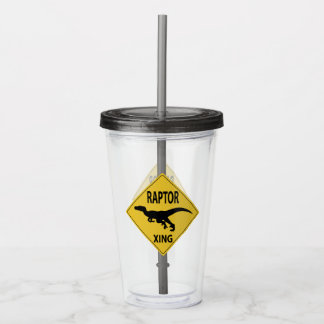 Raptor XING Acrylic Tumbler