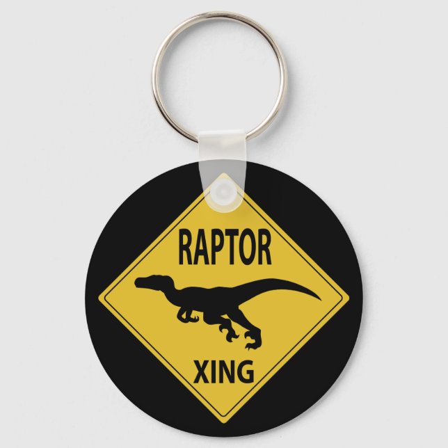 Raptor Xing Keychain (Front)