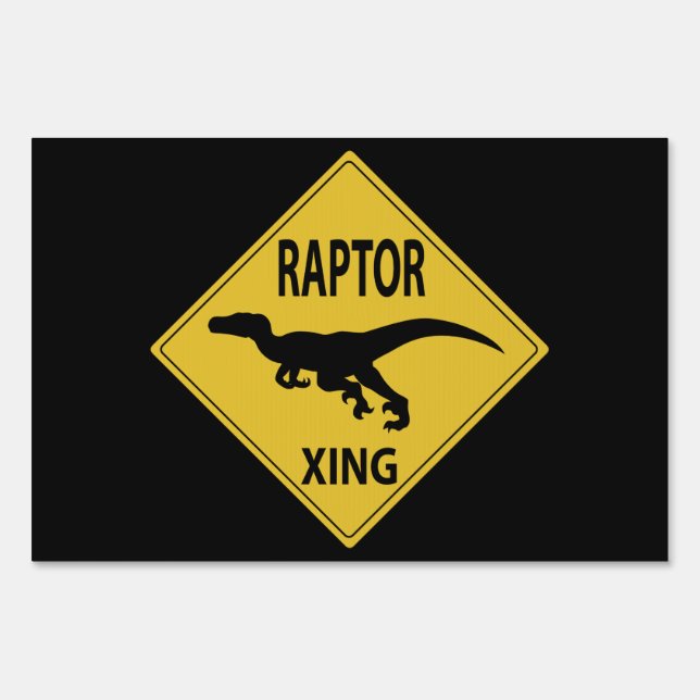 Raptor Xing Sign (Front)