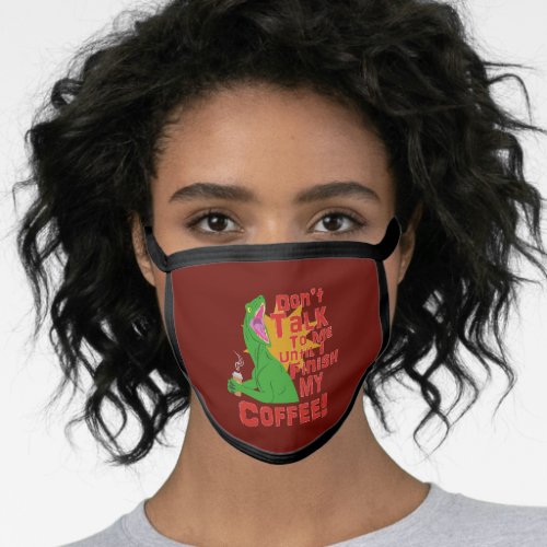 Raptors and Coffee Face Mask