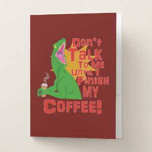Raptors and Coffee Pocket Folder