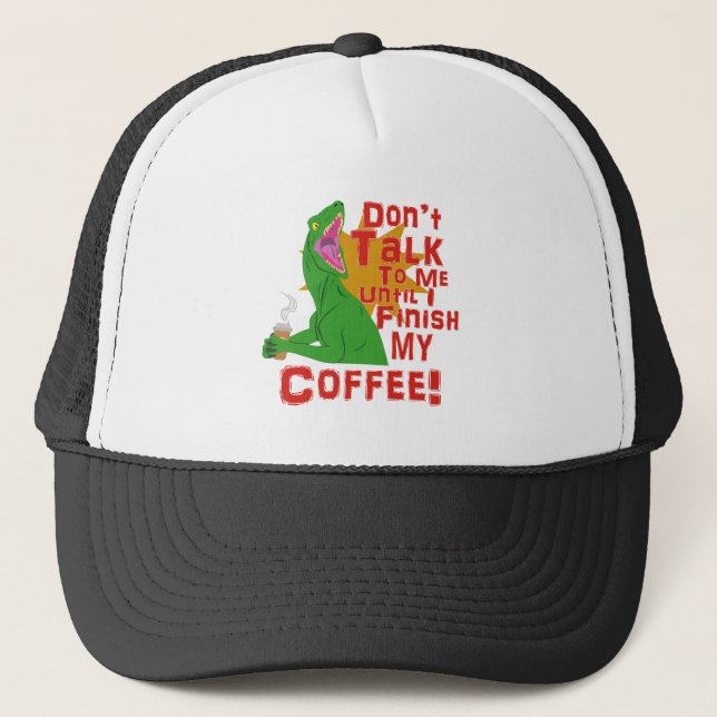Raptors and Coffee Trucker Hat (Front)