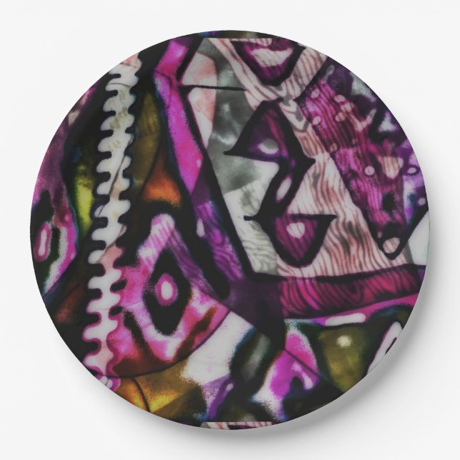 Rapture In Color   Paper Plates (Front)