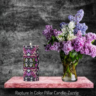 Rapture In Color Pillar Candle