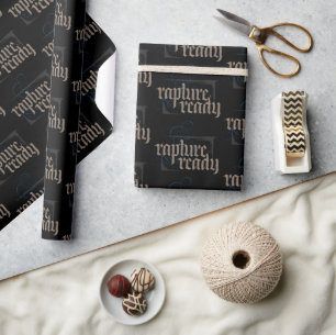 Rapture Ready Elegant Christian Jesus Christ Faith Wrapping Paper