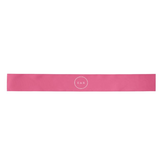 Rapture Rose Pink - Spring 2018 London Color Satin Ribbon (Front)