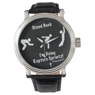 Rapture Sprintz! by Fay Goss Men's Vintage Black L Watch